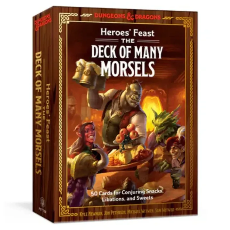 Shop All*Dungeons & Dragons: Heroes' Feast The Deck of Many Morsels - An Official D&D Recipe Deck - Miniature Marvels: Airplane Models & Painted Dice