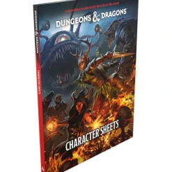 Shop All*Dungeons & Dragons RPG: Character Sheets (2024) - Miniature Marvels: Airplane Models & Painted Dice