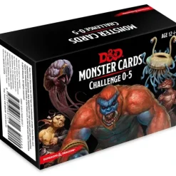 Role-playing Game<Dungeons & Dragons RPG: Monster Cards - Challenge 0-5 Deck (268 cards) GF9 C62820000 - Miniature Marvels: Airplane Models & Painted Dice