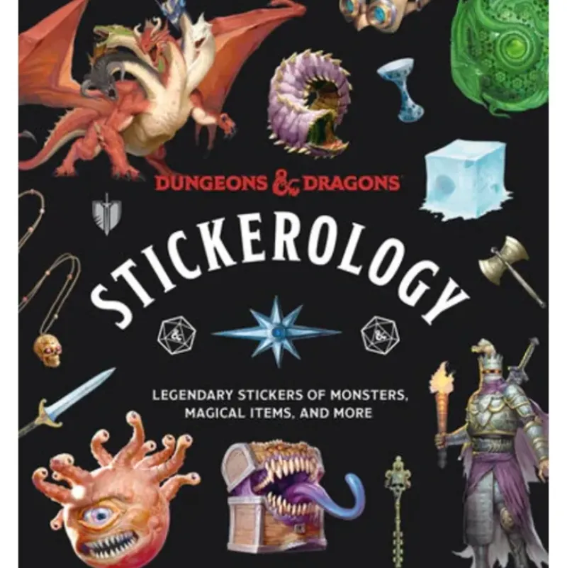 Shop All*Dungeons & Dragons: Stickerology - Miniature Marvels: Airplane Models & Painted Dice
