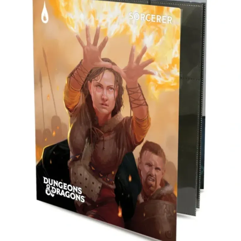 Accessories<Dungeons and Dragons RPG: Sorcerer - Class Folio with Stickers - Miniature Marvels: Airplane Models & Painted Dice