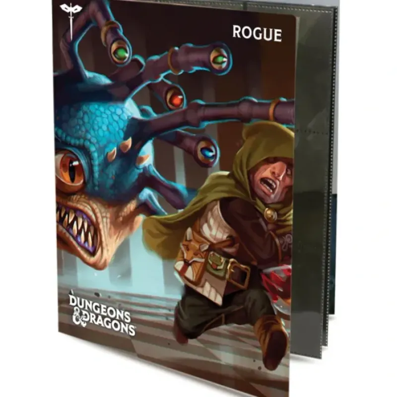 Accessories<Dungeons and Dragons RPG: Rogue - Class Folio with Stickers - Miniature Marvels: Airplane Models & Painted Dice