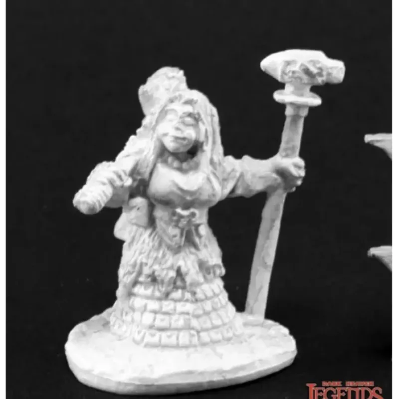 Miniature<Dwarf Forge Priestess: Dark Heaven Legends RPR 03835 - Miniature Marvels: Airplane Models & Painted Dice