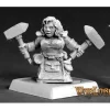 Miniature<Dwarf Forgemaiden: Warlord RPR 14518 - Miniature Marvels: Airplane Models & Painted Dice