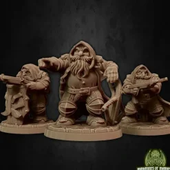 Miniature<Dwarf Soldier Set 3 - Miniature Marvels: Airplane Models & Painted Dice