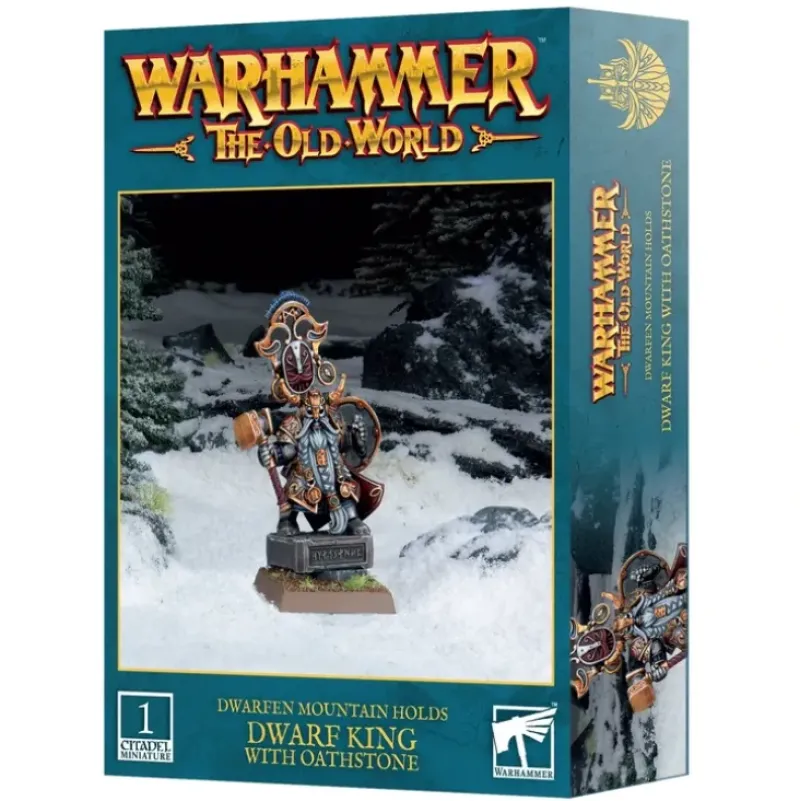 Shop All*DWARFEN MOUNTAIN HOLDS: DWARF KING WITH OATH - Miniature Marvels: Airplane Models & Painted Dice
