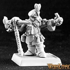 Miniature<Dwarven Miner Sgt: Warlord RPR 14406 - Miniature Marvels: Airplane Models & Painted Dice