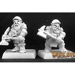 Miniature<Dwarven Miners (9): Warlord RPR 06188 - Miniature Marvels: Airplane Models & Painted Dice