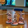 Miniature<Dynasty Spearmen Bundle - Miniature Marvels: Airplane Models & Painted Dice