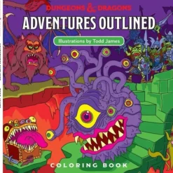 Shop All*5E Adventures Outlined Coloring Book - Miniature Marvels: Airplane Models & Painted Dice
