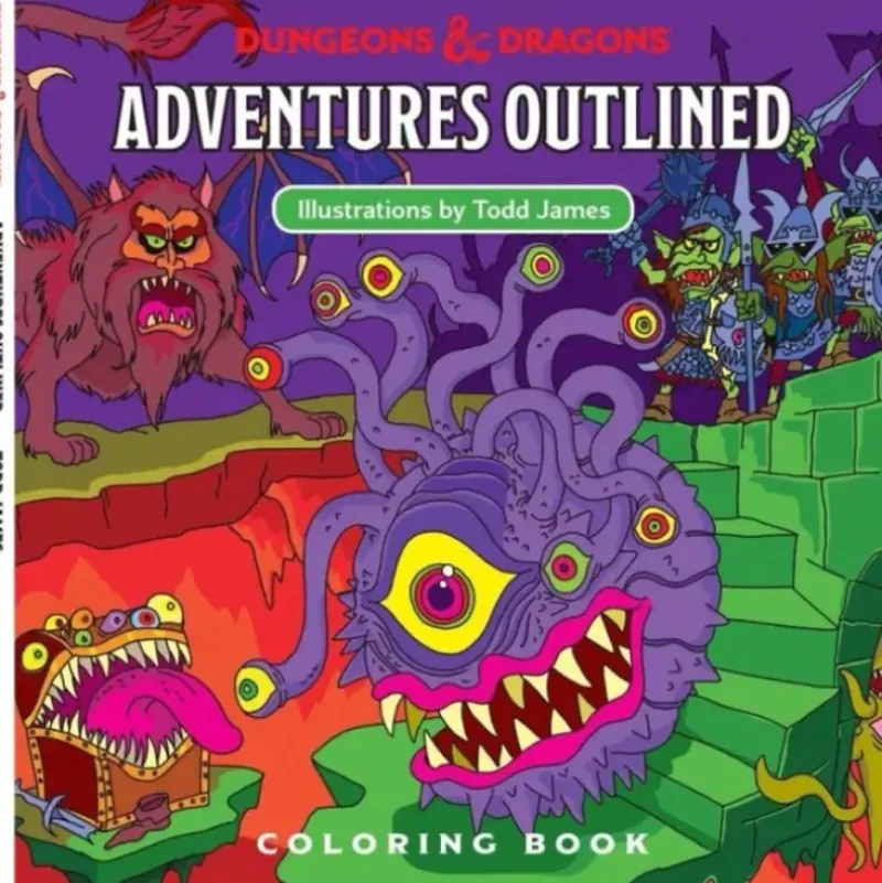 Shop All*5E Adventures Outlined Coloring Book - Miniature Marvels: Airplane Models & Painted Dice