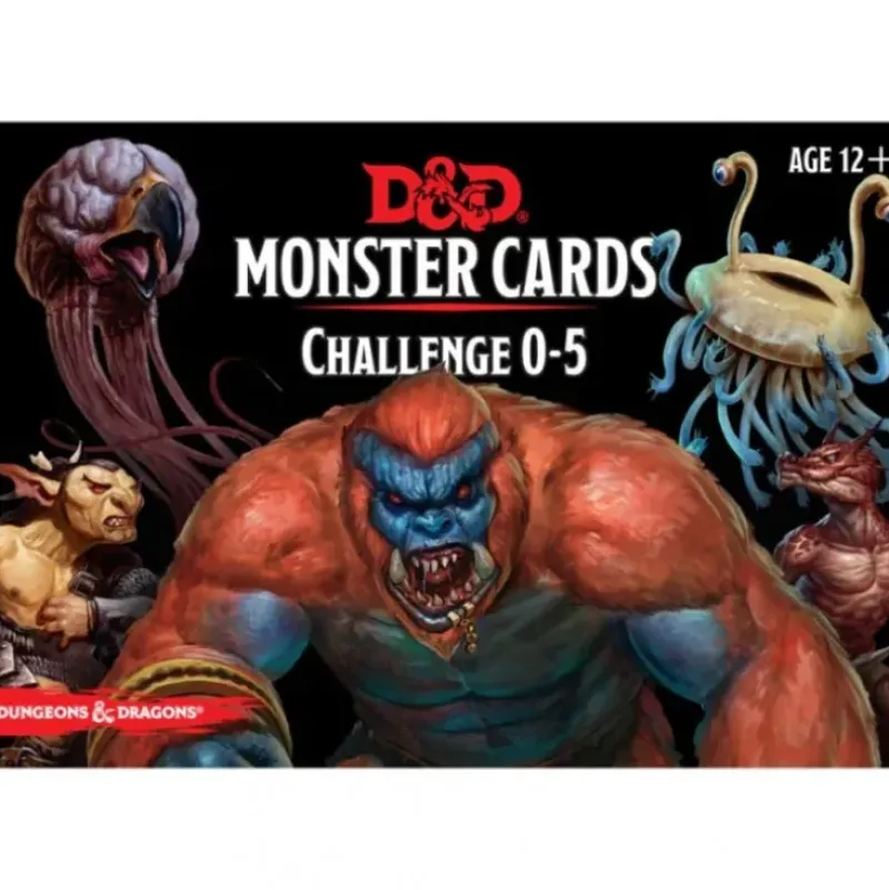Shop All*5E Monster Cards: Challenge 0-5 - Miniature Marvels: Airplane Models & Painted Dice