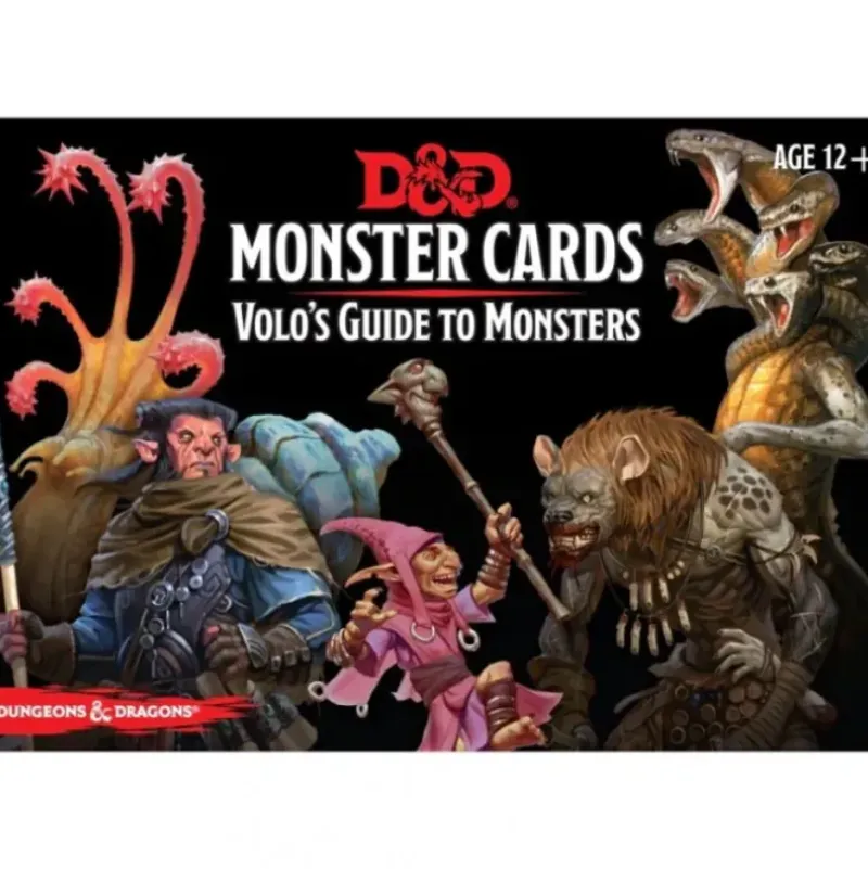 Shop All*5E Monster Cards: Volo's Guide Deck - Miniature Marvels: Airplane Models & Painted Dice