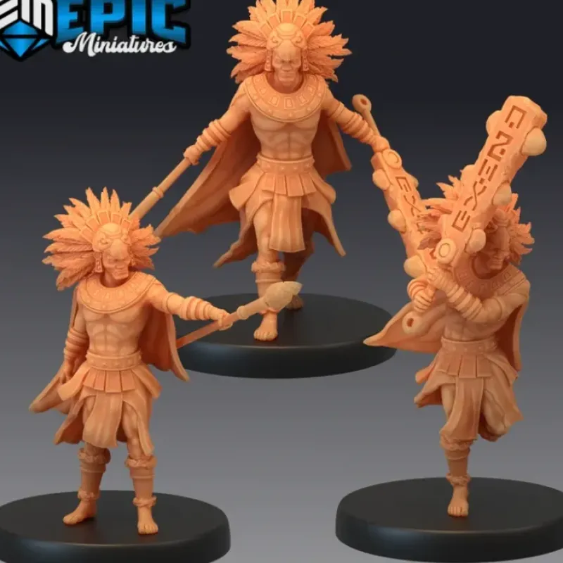 Miniature<Eagle Warriors - Miniature Marvels: Airplane Models & Painted Dice