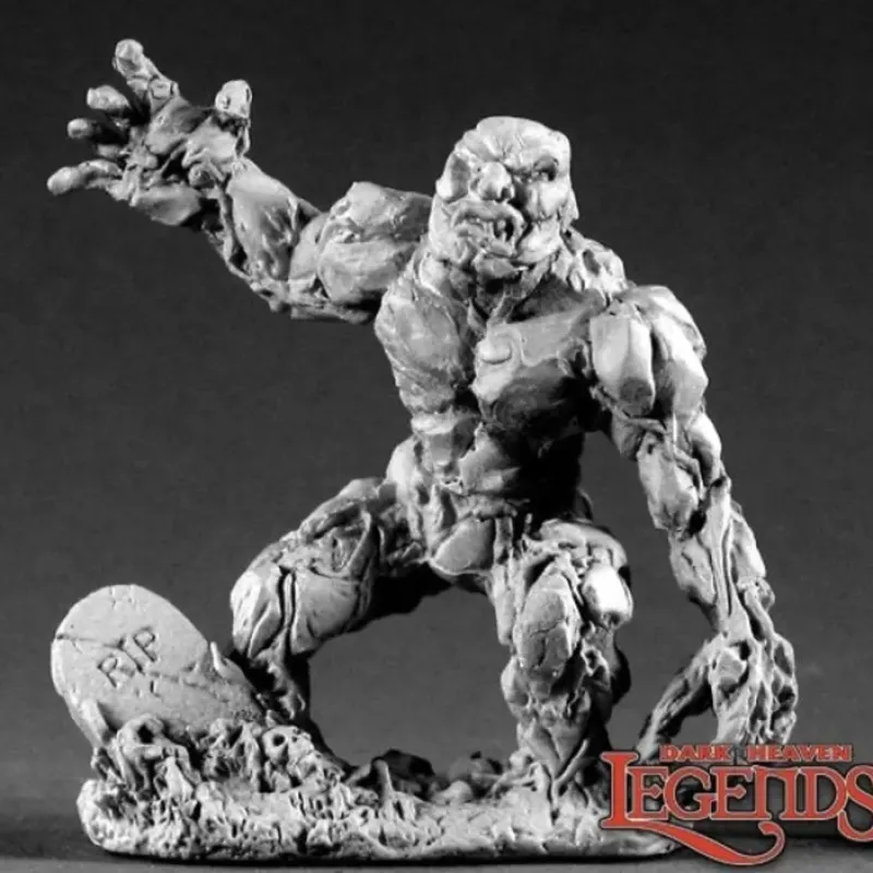 Miniature<Earth Elemental: Dark Heaven Legends RPR 02250 - Miniature Marvels: Airplane Models & Painted Dice