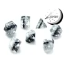 Dice<Eclipse Dice: "Luna" GKG E0870 - Miniature Marvels: Airplane Models & Painted Dice