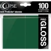 Accessories<Eclipse Gloss Standard Sleeves: Forest Green (100) - Miniature Marvels: Airplane Models & Painted Dice