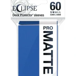 Accessories<Eclipse Matte Small Sleeves: Pacific Blue (60) - Miniature Marvels: Airplane Models & Painted Dice