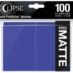 Accessories<Eclipse Matte Standard Sleeves: Royal Purple (100) - Miniature Marvels: Airplane Models & Painted Dice