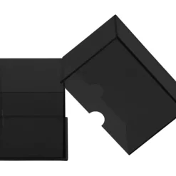 Accessories<Eclipse 2-Piece Deck Box: Jet Black - Miniature Marvels: Airplane Models & Painted Dice