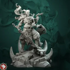Miniature<Efreet Overlord, 32mm - Miniature Marvels: Airplane Models & Painted Dice
