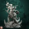 Miniature<Efreet Overlord, 75mm - Miniature Marvels: Airplane Models & Painted Dice