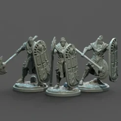Miniature<Egyptian Heavy Infantry Bundle - Miniature Marvels: Airplane Models & Painted Dice