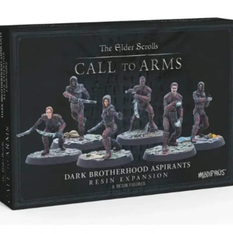 Shop All*Elder Scrolls: Call To Arms - Dark Brotherhood Aspirants - Miniature Marvels: Airplane Models & Painted Dice