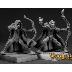 Miniature<Elf Rangers (9): Warlord RPR 06200 - Miniature Marvels: Airplane Models & Painted Dice