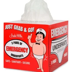 Egpull<Emergency Underpants Dispenser ~ 5-Pack Underwear Gag Joke Gift ~ Archie McPhee - Miniature Marvels: Airplane Models & Painted Dice