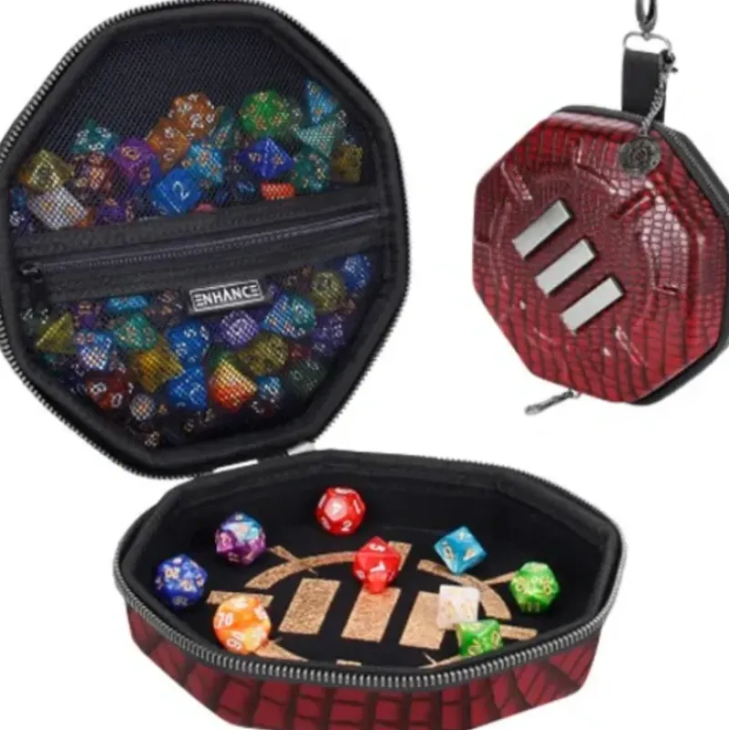 Shop All*Enhance: Dice Case CE Red - Miniature Marvels: Airplane Models & Painted Dice