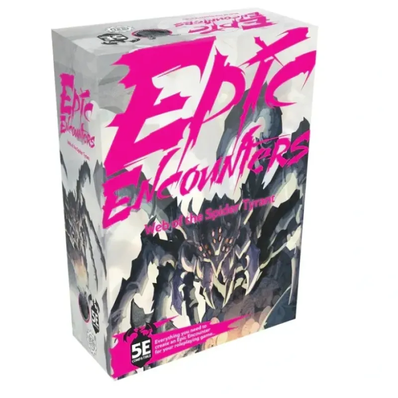 Role-playing Game<Epic Encounters: Web of the Spider Tyrant SFL EE-009 - Miniature Marvels: Airplane Models & Painted Dice