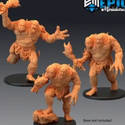 Miniature<Ettin Ancestor Set - Miniature Marvels: Airplane Models & Painted Dice