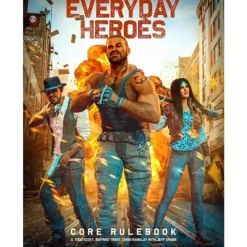 Shop All*Everyday Heroes: Core Rulebook - Miniature Marvels: Airplane Models & Painted Dice
