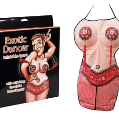 Egpull<Exotic Dancer Inflatable Boobs Kitchen Costume Apron - Blow Up Boobies & Tassels - Miniature Marvels: Airplane Models & Painted Dice
