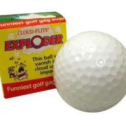 Egpull<Exploding Golf Ball ~ Explodes into Cloud Smoke ~ Funny Gag Prank Joke Trick - Miniature Marvels: Airplane Models & Painted Dice