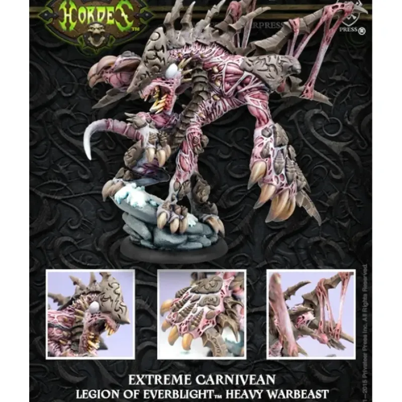 Miniature<Extreme Carnivean: Legion of Everblight - Warbeast PIP 73095 - Miniature Marvels: Airplane Models & Painted Dice