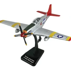 Airplane Model*EZ Build Model Kit P-51 Tuskegee Airmen INEZP51T - Miniature Marvels: Airplane Models & Painted Dice