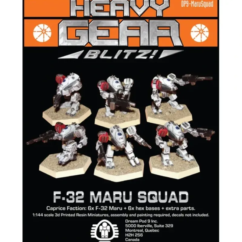 Miniature*F-32 Maru Squad - Miniature Marvels: Airplane Models & Painted Dice