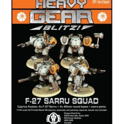 Miniature<F-27 Sarru Squad - Miniature Marvels: Airplane Models & Painted Dice