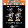 Miniature<F-55 Zikru Squad - Miniature Marvels: Airplane Models & Painted Dice