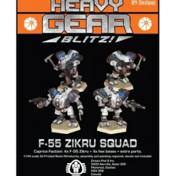 Miniature<F-55 Zikru Squad - Miniature Marvels: Airplane Models & Painted Dice
