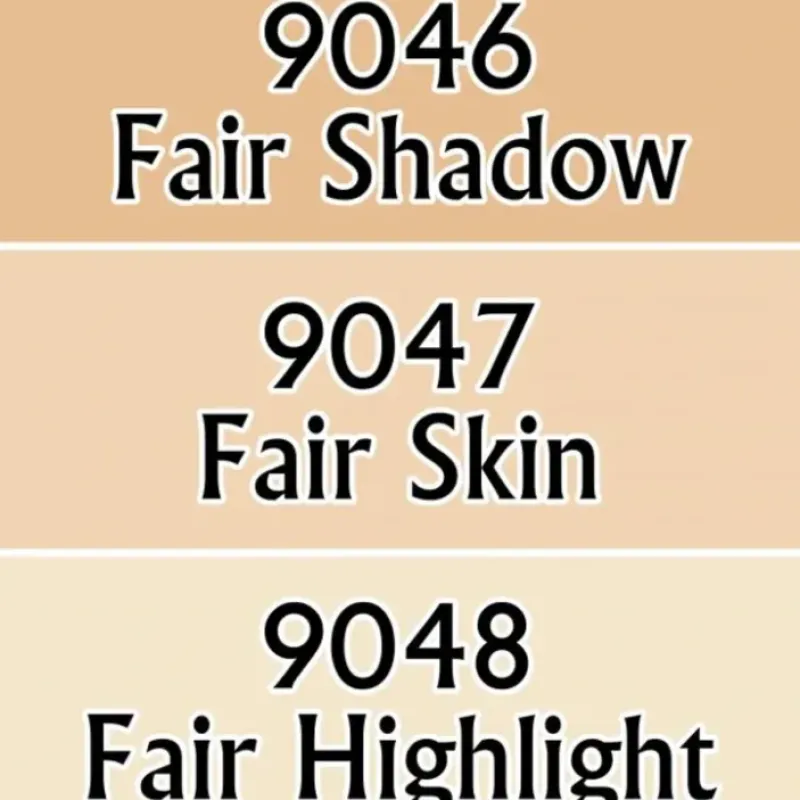 Paint<Fair Skin Tones: MSP Triads RPR 09716 - Miniature Marvels: Airplane Models & Painted Dice