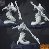 Miniature<Fajra The Salamander - Miniature Marvels: Airplane Models & Painted Dice