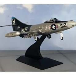 Airplane Model*Falcon FA721008 1:72 U.S Navy F9F-5 "Blue Tail Fly" USS Princeton, 1953 - Miniature Marvels: Airplane Models & Painted Dice