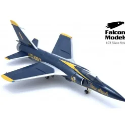 Airplane Model*Falcon FA728002 1:72 U.S Navy Grumman F11F-1 Tiger Blue Angels, #1 - Miniature Marvels: Airplane Models & Painted Dice