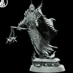 Miniature<Fallen Crusader Attacking - Miniature Marvels: Airplane Models & Painted Dice
