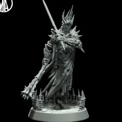 Miniature<Fallen Wraithlord Attacking - Miniature Marvels: Airplane Models & Painted Dice