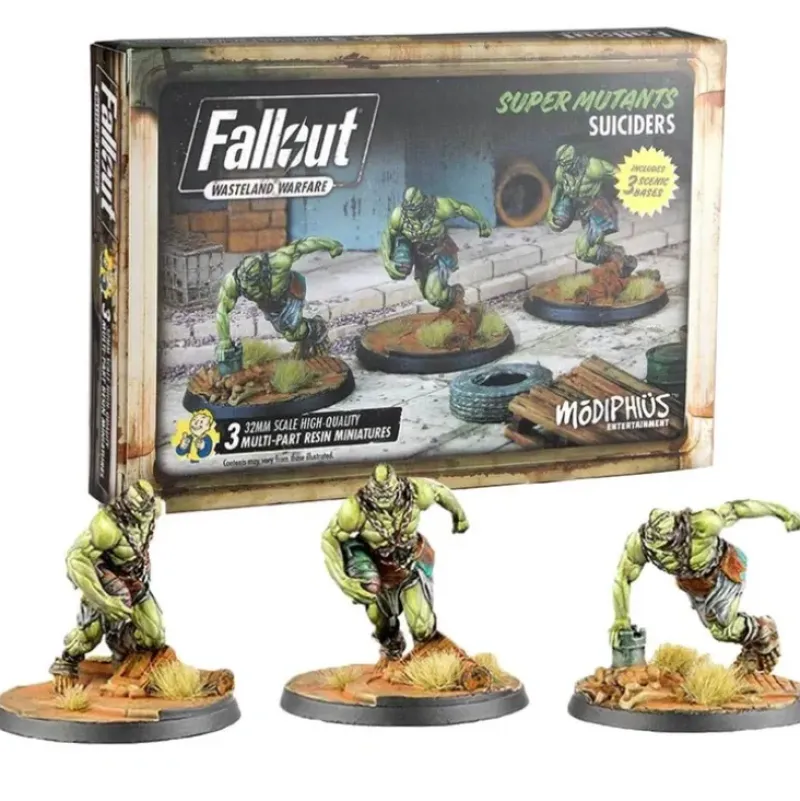 Shop All*Fallout: Wasteland Warfare - Super Mutants: Suiciders MUH 051240 - Miniature Marvels: Airplane Models & Painted Dice