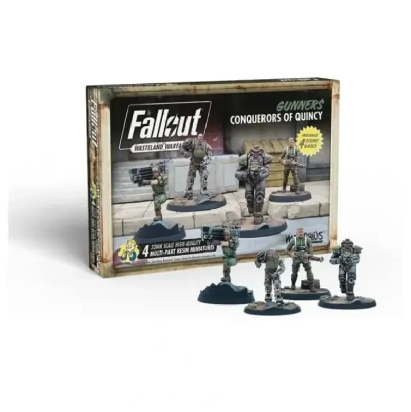 Shop All*Fallout Wasteland Warfare: Gunners Conquerors of Quincy - Miniature Marvels: Airplane Models & Painted Dice